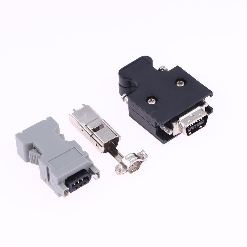 SM-6E/6P/14P/20P/26P/36P/50P MDR Connector Plug for SCSI Encoder and Servo Drive , High-Density Industrial Rectangular Interface