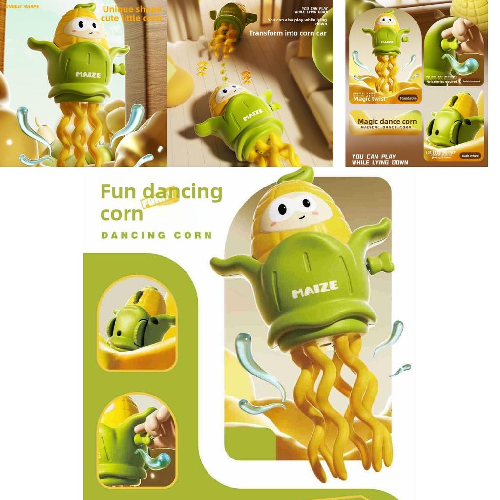 Пластиковая игрушка «Крути и танцуй кукурузный осьминог» для малышей, учащихся ходить, с интерактивными функциями для раннего развития