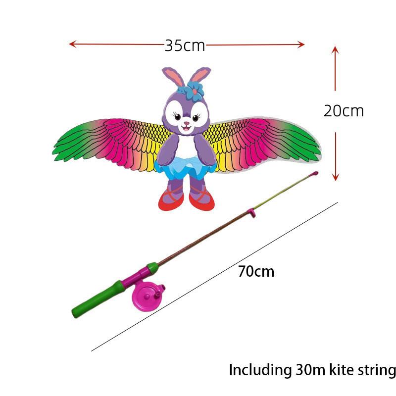 Техника изготовления воздушных змеев Вэйфан 35 см Динамичный Змей «Замороженная акула» Для детей