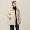 Winter New Korean Style Mid-length Cotton Coat for Women Loose Bread Coat Thickened Cotton Coat