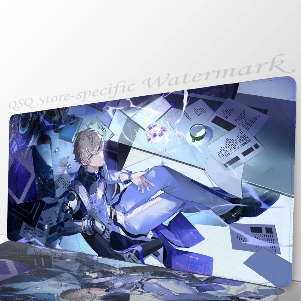 Xiangli Yao Аниме Игра W-Wuthering Waves Коврик для мыши Коврик для стола С подкладкой Игровые аксессуары Prime Gaming XXL Коврик для клавиатуры
