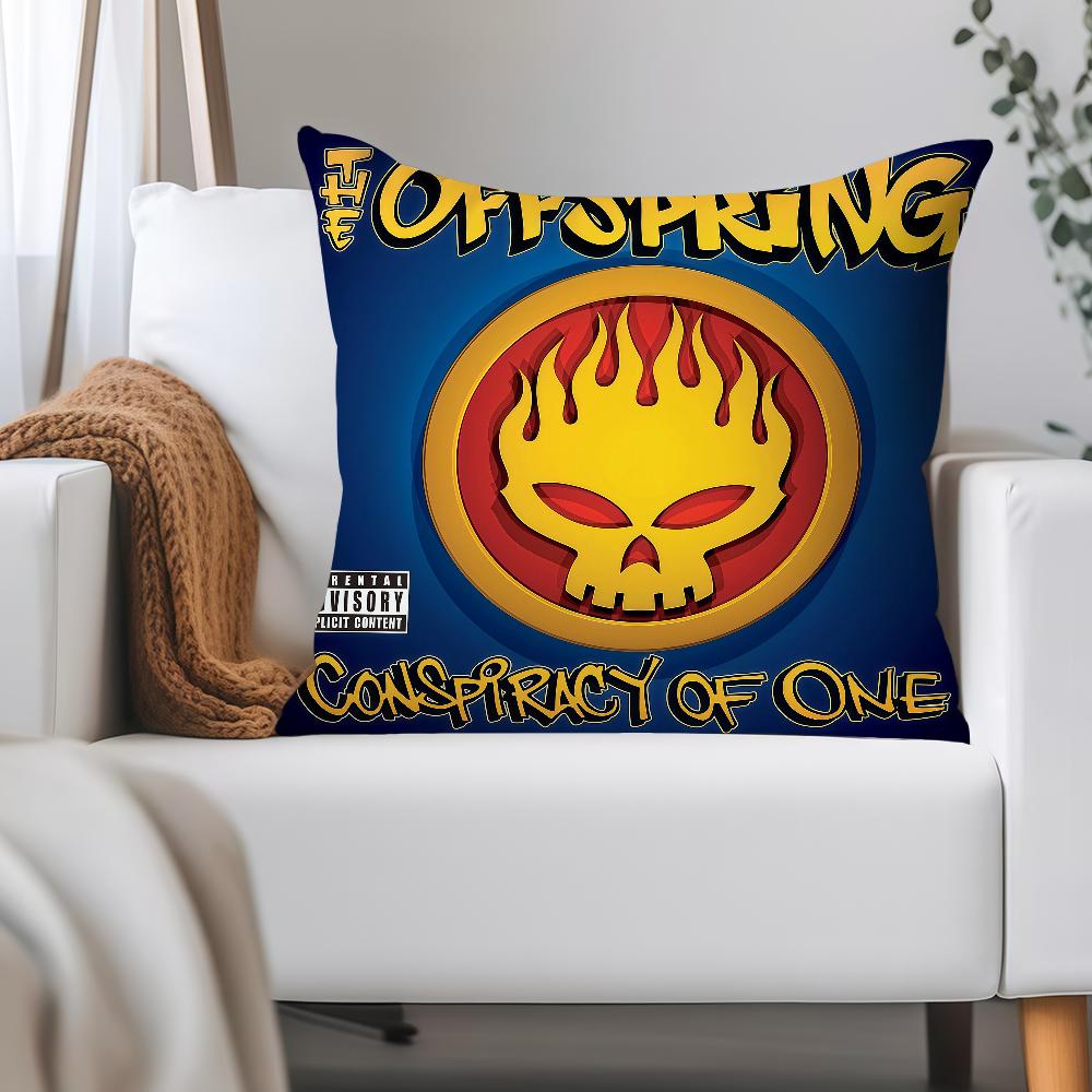 Rock Band The O-Offspring Pillow Case Applicable Space For Guest Rooms Interiors Cars Office House Decoration