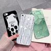 Для iPhone 4 5 5S 6 Plus Чехол для телефона Чернильная живопись Мягкая прозрачная силиконовая задняя крышка Для Apple iphone4 iphone5 5 S iphone6 6+ Funda