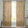 Бамбуковые Ретро потертые растения прозрачные шторы для гостиной, кухни, окна, детская спальня, декор, тюль, вуаль, подвесная занавеска