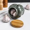 Ажурная керамическая банка для хранения чеснока с крышкой в форме тыквы, банки для хранения имбиря, перца чили, абажур для свечи