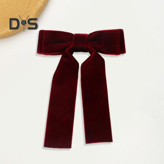 Ribbon Bowknot Decor Hair Pin Anti-slip Hair Clip Headband Scrunchy Ponytail Holder Women Girl Decorative Hair Accessory