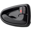 2 Smooth Black Interior Inside Door Handles for Hyundai Accent 2000 2001 2002 2003 2004 2005 2006 Front or Rear Left and Right Side w/Door Lock