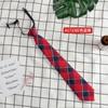 Small Tie Male and Female Students College Style Lazy Plaid Harajuku Trend Japanese JK Uniform
