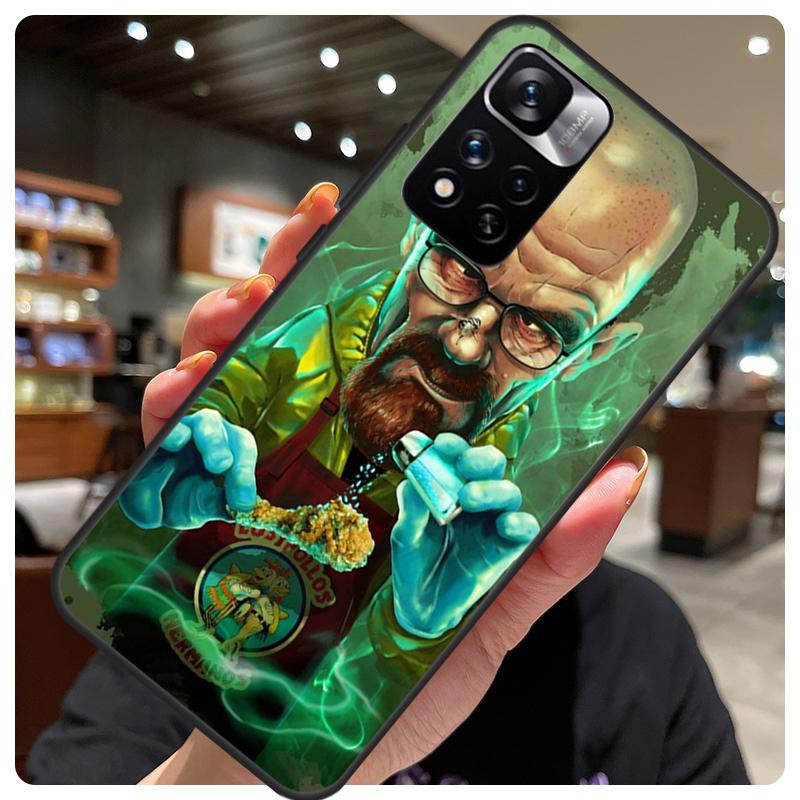 Heisenberg Breaking Bad Case For Redmi Note 12 Pro Cover For Redmi Note 10 8 9 11 Pro 8T 9S 10S 11S 12S 9C 10C 12C
