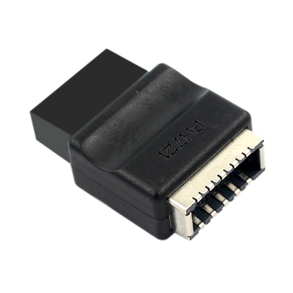 Адаптер-удлинитель для материнской платы USB 2.0 9-контактный на Type-E для передней панели, Male-Female, для настольного ПК