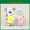 Stuffed Dog Plush Toy Keychain With Pp Cotton Fill And Soft Short Plush Material