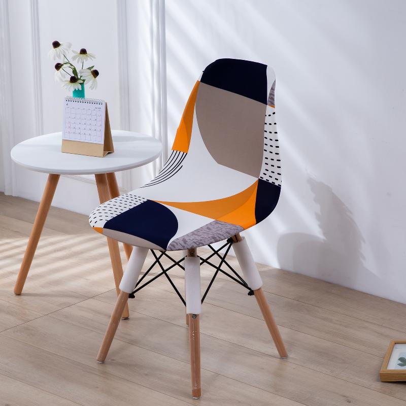 1 шт. Роскошный эластичный волокнистый чехол для стула Eames, противообрастающий съемный чехол для стула для свадьбы, столовой