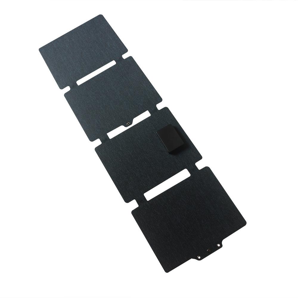 Уличное портативное гибкое складное солнечное зарядное устройство с портами Type-C/USB/DC для кемпинга, походов, мобильного телефона, для экстренных ситуаций