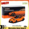In Stock Tarmac Works Tw 1:64 Mercedes Benz Amg Gt Alloy Miniature Diecast Model Car Collection Ornaments Custom Toys Gift