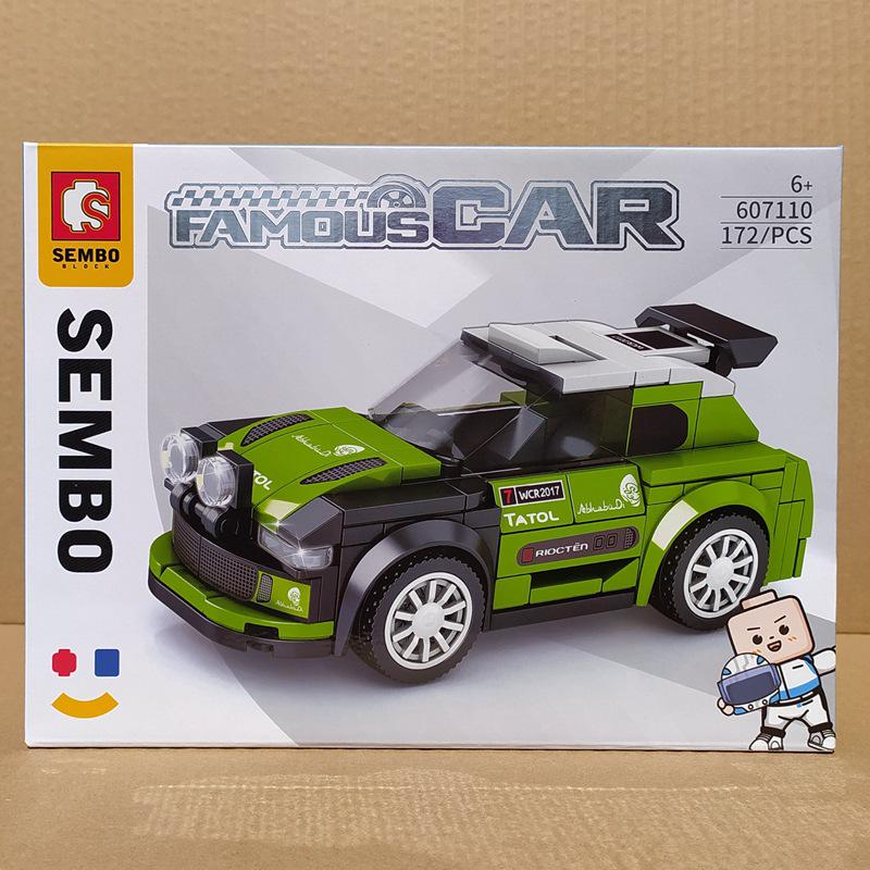 Конструктор Sheng Bao Гоночный автомобиль - Сборная игрушка для детей на дни рождения мальчиков