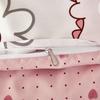 Пододеяльник с изображением динозавра из мультфильма «Kawaii», комплект постельного белья с цветочным принтом и розовым клубничным принтом, с 2 наволочками