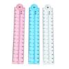 Clear Folding Ruler Flexible Drawing Ruler Centimeters Scale Measuring Length 0-30cm (0-12Inch) for Drawing Measuring