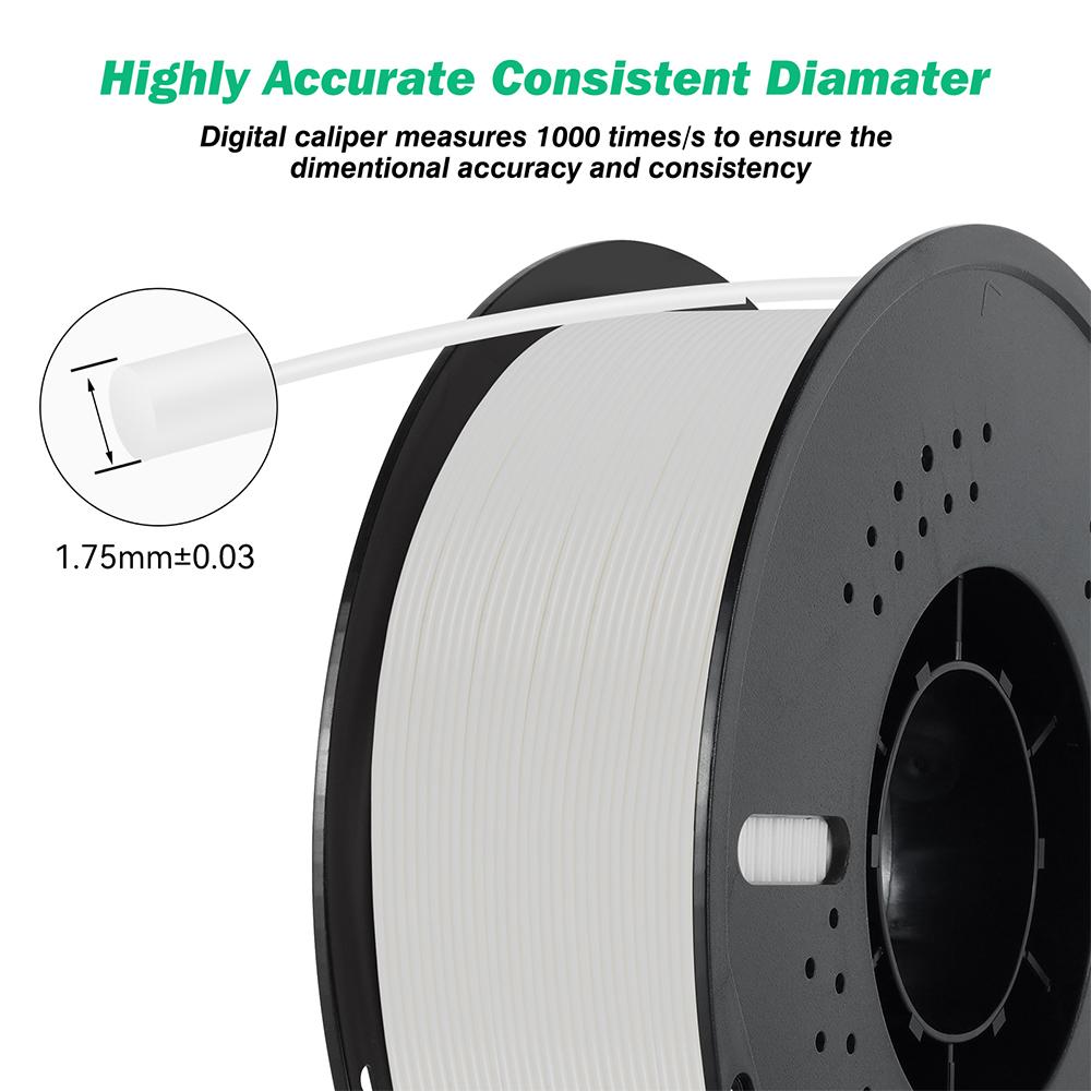 KingRoon 5KG 10KG PLA PETG Filament 1.75mm 3D Printer Plastic No Bubble Spool 3D Printing Materials for 3D Printers
