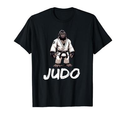 Футболка с изображением дзюдоиста Japan Judo Gorilla