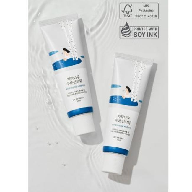 ROUND LAB Увлажняющий солнцезащитный крем Birch 50 мл SPF 50+, PA++++
