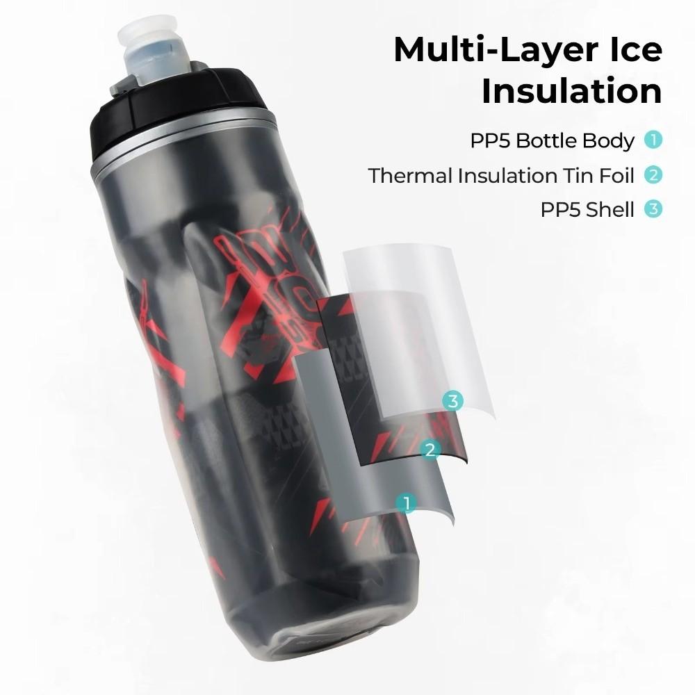 PP5 Plastic Material Sports Water Bottle Cycling Water Bottle Outdoor Cyclin