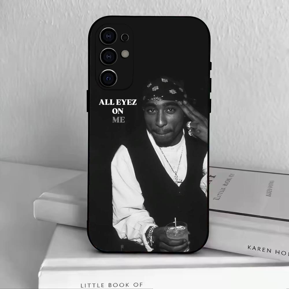 2pac Тупак Шакур R- Рэпер Чехол для телефона Черный Силиконовый Мягкий Для Samsung S25,S24,S21,S22,S23,S30,Ultra,S20,Plus,Fe,Lite
