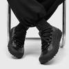 Men Slip On Outdoor Thick Sole Boots High Top Shoes Fashion Style Winter Walking and Commuting Casual Outdoor Travel Sizes 38-46