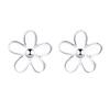 S925 Sterling Silver Korean Style Fresh Sweet Daisy Flower Earrings Girls Earrings Silver Jewelry