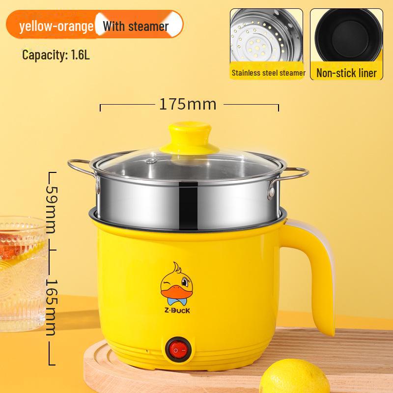 Компактная многофункциональная электрическая плита: Мини-рисоварка и горшочек для лапши для студенческих общежитий