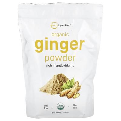 Micro Ingredients, Органический имбирный порошок, 2 фунта (907 г)