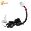 MATI Ignition Key Switch for Yamaha YFZ450 2004-2013 Kodiak 400/450 Wolverine 450 Grizzly 450 2003-2014 Grizzly 400 2007-2008