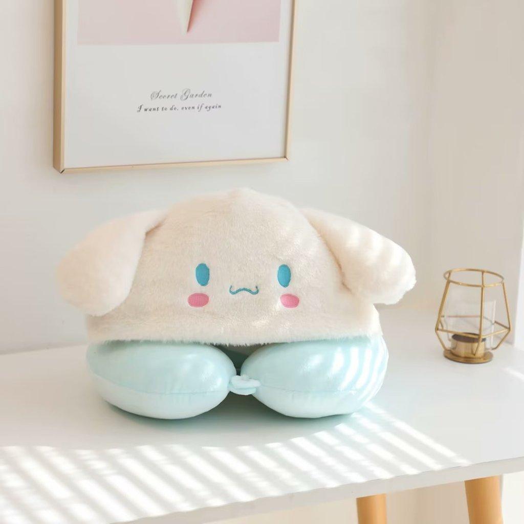 Cinnamoroll Ushaped Cushion With Cartoon Style For Portable Napping And Sleep