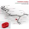 Rubber Car Exhaust Mount Rubber Hanger Insulator Car Exhaust Mount Exhaust Tail Pipe Mount Brackets