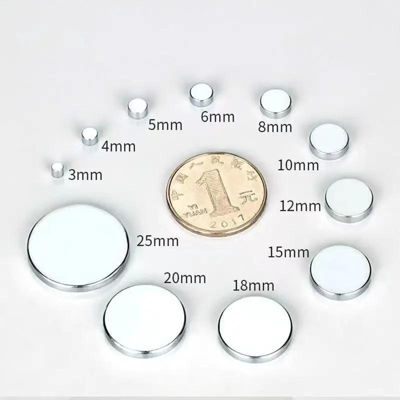 Неодимовые магниты на холодильник Магнит Aimant 10x2 мм Сильный постоянный диск NdFeB Super 5*2 Hardware Home Improvement Ultra