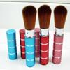 Fashion Metal Professional Facial Portable Blush Brush Makeup Tools Retractable