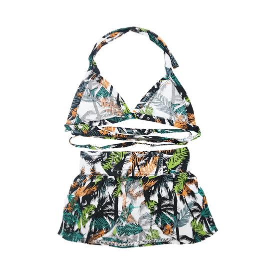 1 комплект, купальник для домашних животных, дизайн на шнуровке, мягкий удобный принт, собака, привлекательный цветочный кот, летняя пляжная юбка, пляжная вечеринка