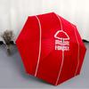 1pc Forest F.C Umbrella, Sun Protection, And UV Shielding. It Has Eight Sturdy Ribs for Outdoor Use And Perfect As a Holiday Gift