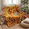 Tiger Spirit in Water Theme blanket Lightweight Warm Flannel Blanket Decorative Throw Blanket for Home Decoration