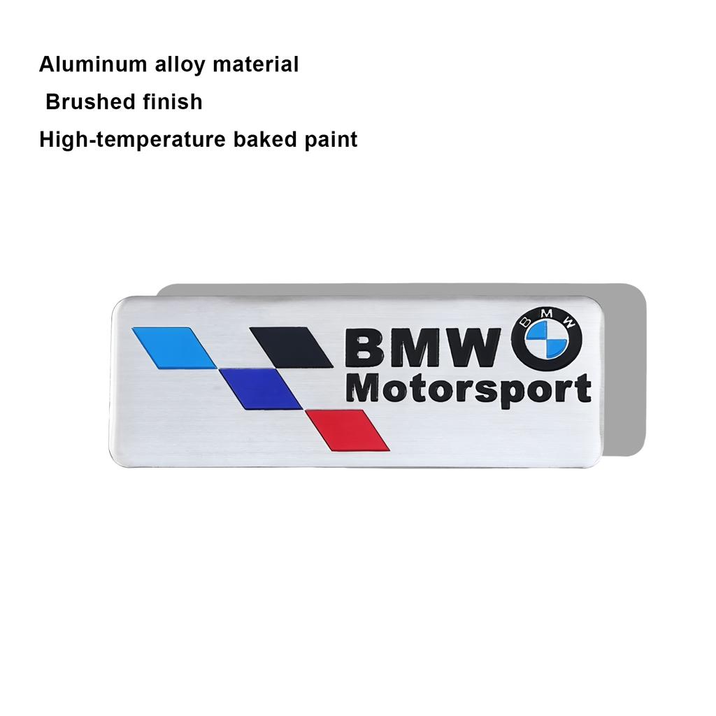 AALN1 3D Aluminum Car Badge Sticker Body Trunk Decoration Decal Modification Accessories For BMW E36 E46 E90 E60 E39 F30 F10 F20 X5