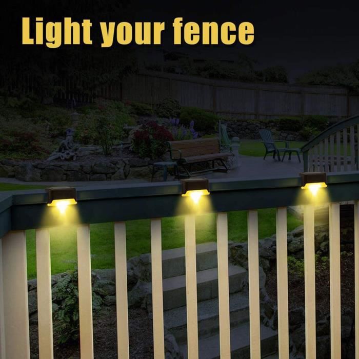 Wall Light - Black - Step Light - Integrated LED - Waterproof IP55 - Solar Powered