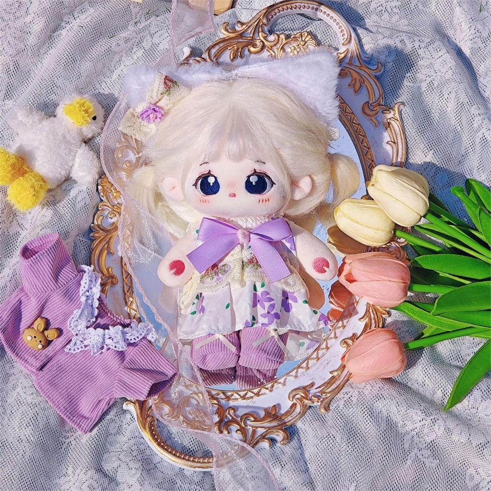 Jumpsuit Cotton Doll Clothes Outfit Plush Doll Clothes 20cm Cotton Doll's Clothes  Kids Girls Toys