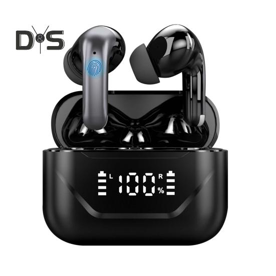 Bluetooth-совместимые наушники-вкладыши для перевода с активным шумоподавлением и переводом в реальном времени. Легкая конструкция, беспроводные наушники.