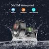 Умное кольцо для мужчин и женщин 5ATM Водонепроницаемое Мультиспортивный режим Фитнес-трекер Мониторинг здоровья Монитор сна Подсчет шагов Умное кольцо