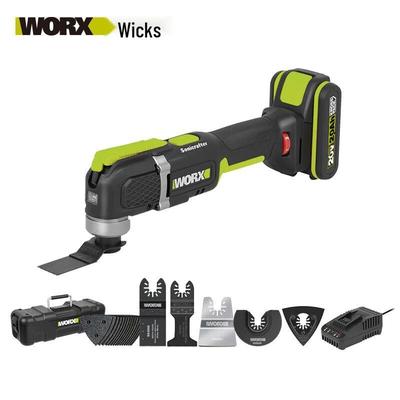 WORX 20V Беспроводной осциллирующий мультитул WE696 CN вилка (адаптер в комплекте)