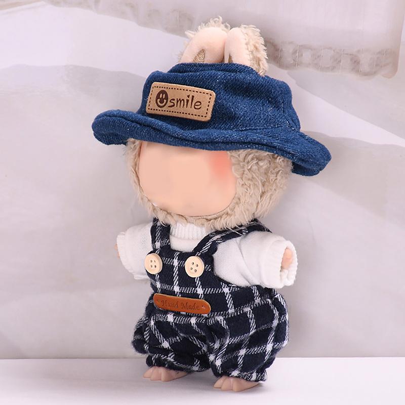 17 см мини плюшевая кукольная одежда аксессуары для одежды Labubu одежда для кукол Time To Chill