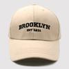 Creative Letter Embroidered Baseball Cap High Quality Breathable Snapback Hat Couple Hat Sunscreen Hat Daily Wear
