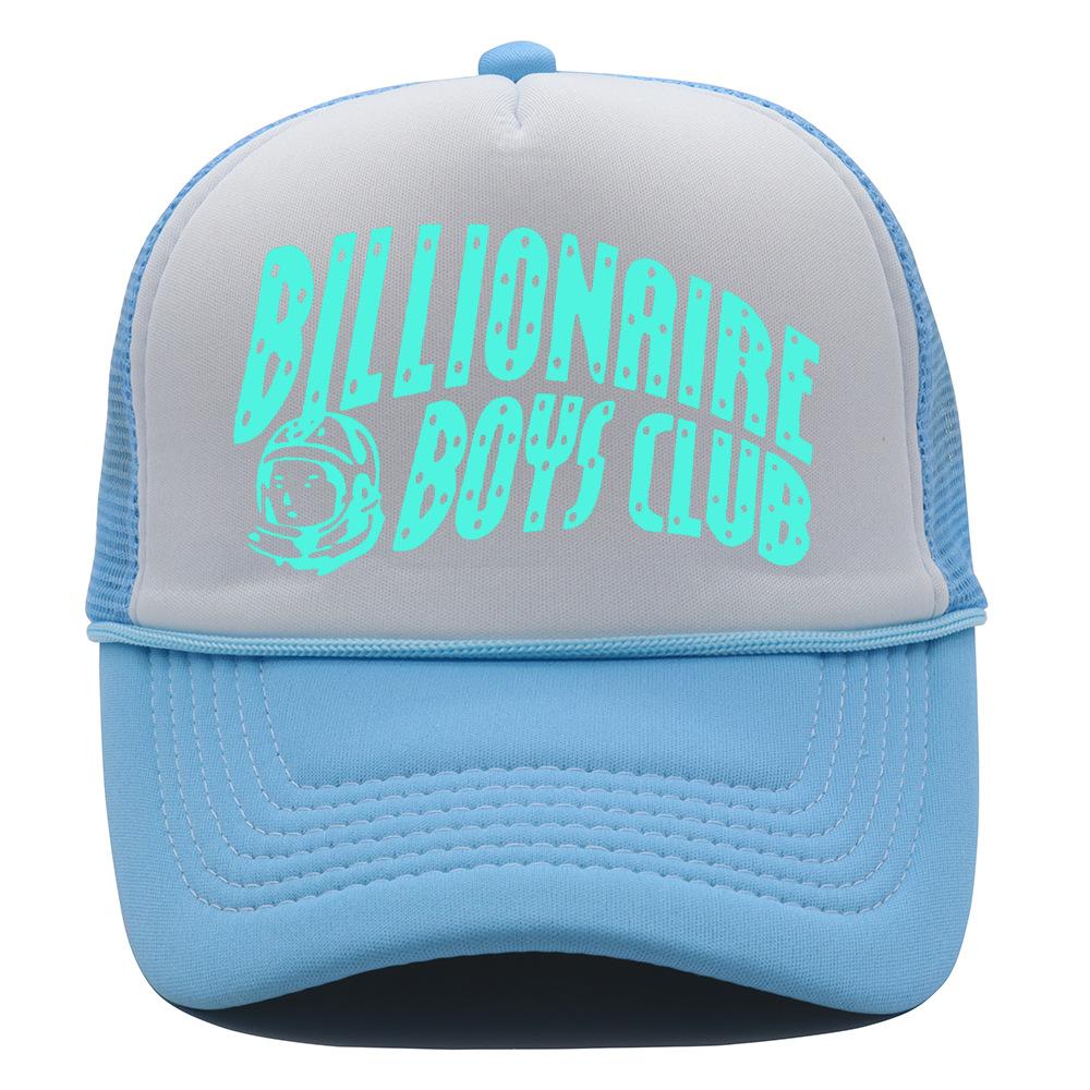 European and American letter printing American trendy brand baseball cap mesh truck hat billionaire boys cap