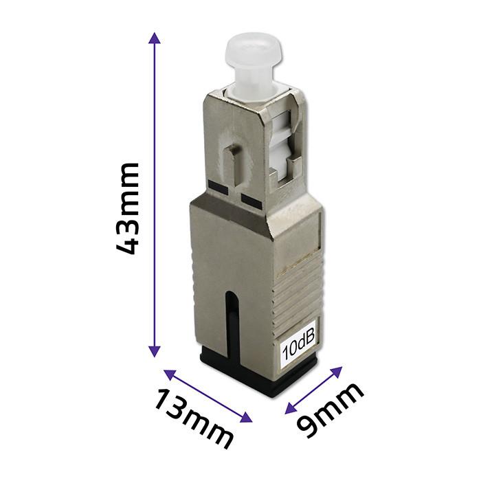 Qoltec Fiber Optic Attenuator SC/UPC (F) - SC/UPC () | Singlemode | 5dB