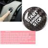 For Land Rover Discovery Sport Discovery 5 Range Rover Evoque/Vogue Car Carbon Fiber Engine Start Stop Switch Button Cover