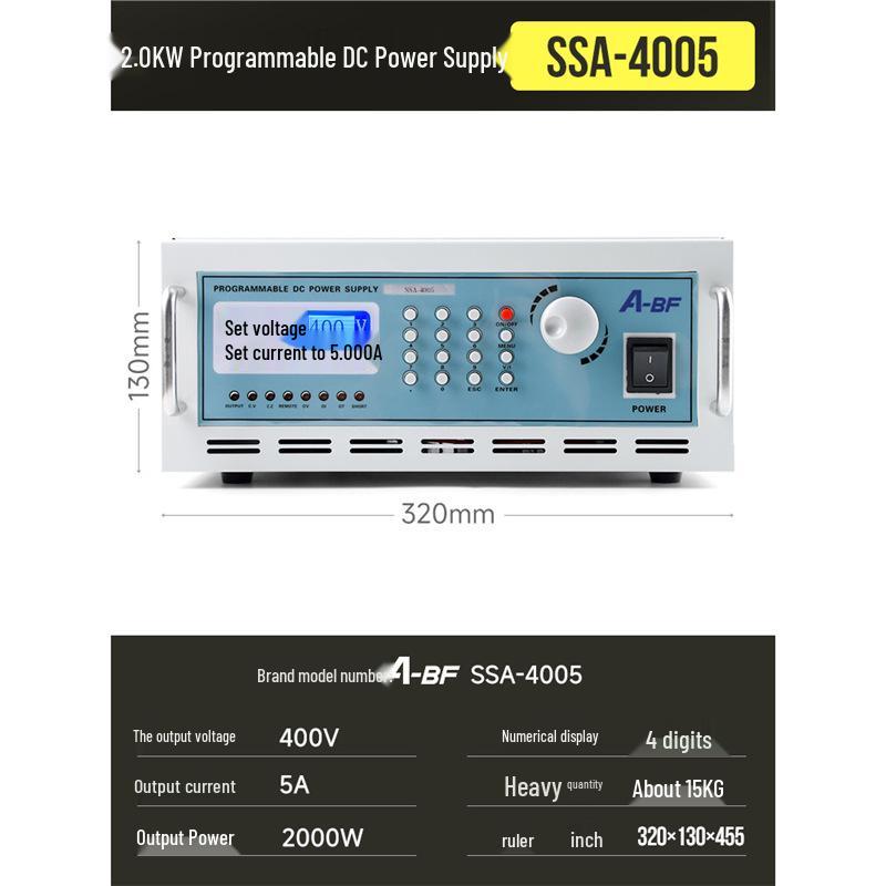 A-BF/Uncommon SSA Programmable DC Power Supply 600W-3000W for Electronics Aging and Maintenance
